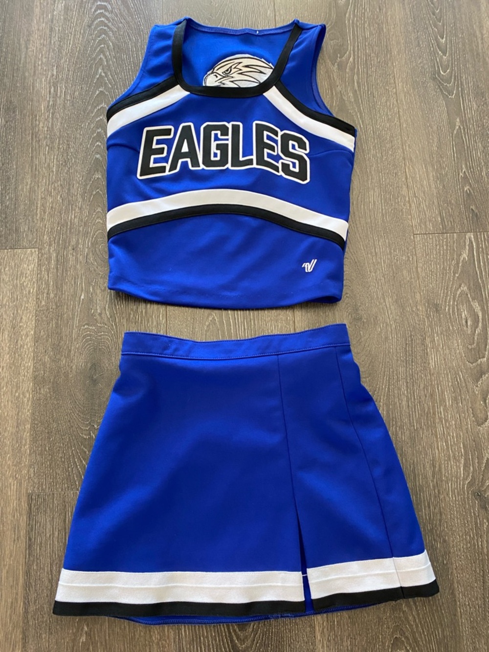 Eagles Blue Cheerleading uniform